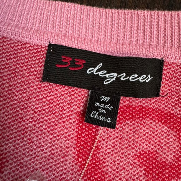 NWT Target Viral Valentine's Day Graphic Heart Cardigan - Pink & Red (Size M) - Picture 5 of 8